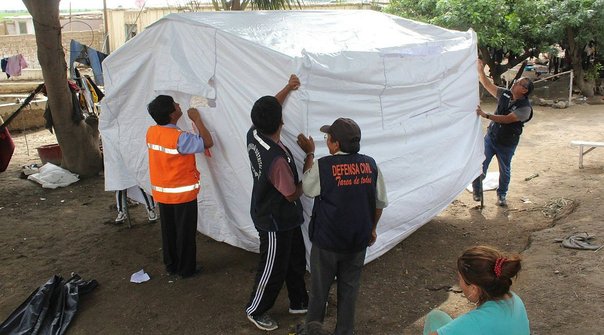 Chimbote: distribuirán 130 carpas para las familias afectadas por lluvias y huaicos 