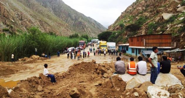 Por lluvias intensas quedan aislados cuatro distritos de Sihuas en Áncash 