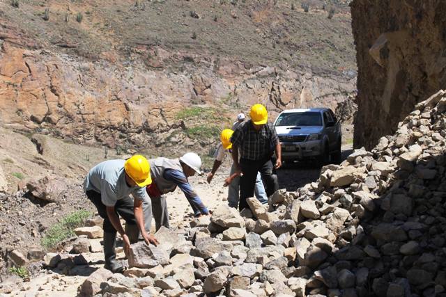 Áncash: Derrumbes en las carreteras dejan incomunicados 5 distritos de la provincia de Pallasca