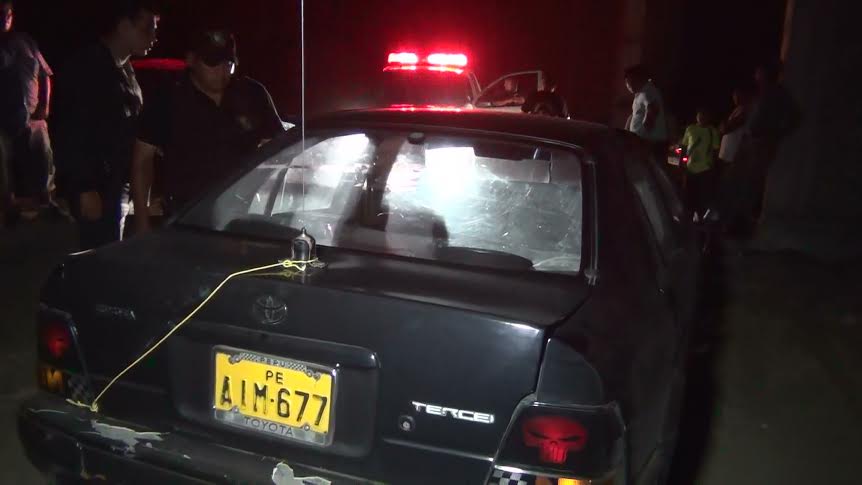 Recuperan auto de empresa de taxis de Trujillo en el sector Tangay