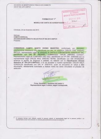 Beneficencia de Chimbote niega favoritismo en licitación de obra