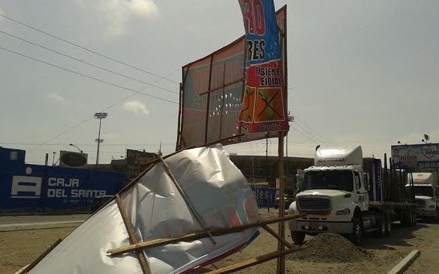 Destruyen paneles de publicidad electoral de candidato regional por  “El Maicito”