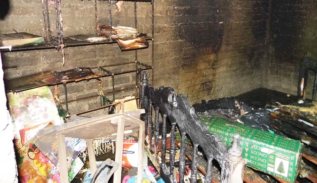 Incendio casi cobra vida de dos menores en "Ramiro Prialé"