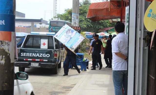 Casma: Realizan operativo y decomisan enseres de comerciantes que ocupaban vía pública