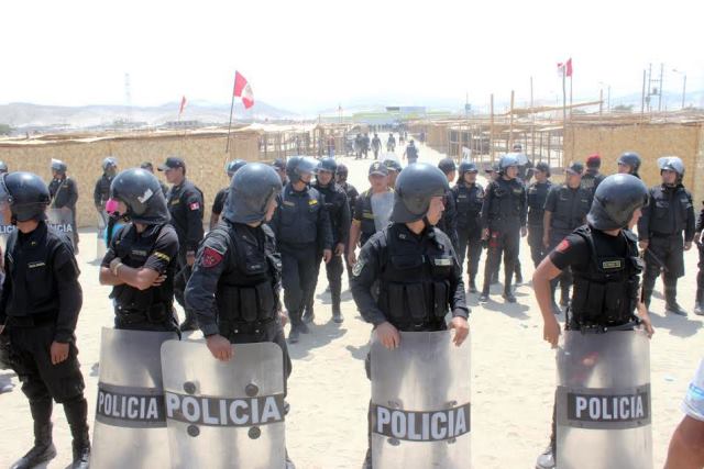 Casma: pobladores que invadieron terreno de mercado fueron desalojados pacíficamente