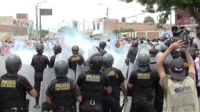 Casma: violentos enfrentamientos en último día de paro contra mega penal
