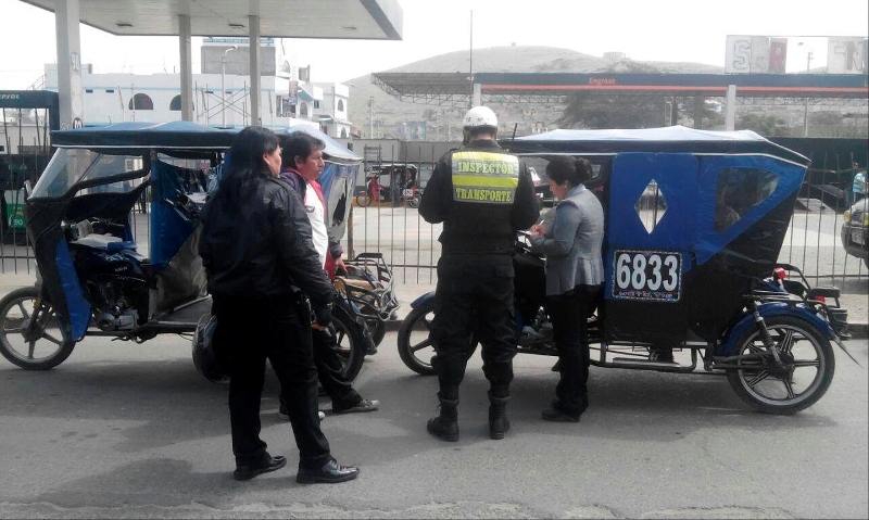 Casma: veintena de mototaxis fueron llevados al depósito municipal