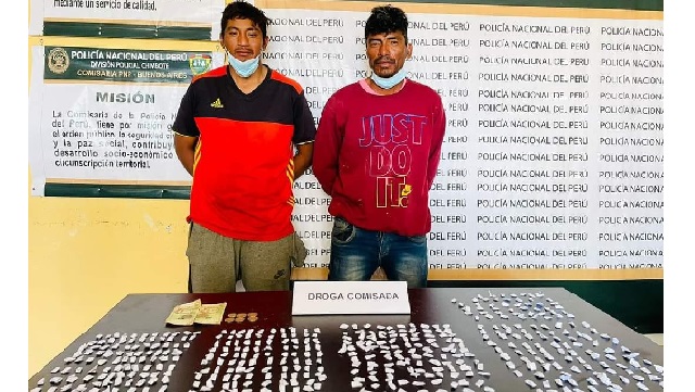 Intervienen a dos vendedores al menudeo de drogas en Nuevo Chimbote