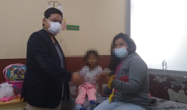 Hospital La Caleta salva de morir a niña de 4 años que ingirió una pila en Chimbote