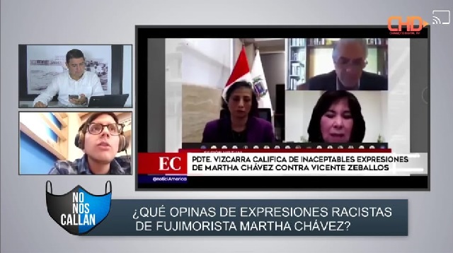"Si se quiere crear un precedente contra el racismo, hagámoslo con Martha Chávez"