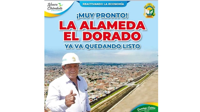 Defensoría: municipio de Nuevo Chimbote debe retirar publicidad con la imagen y nombre del alcalde