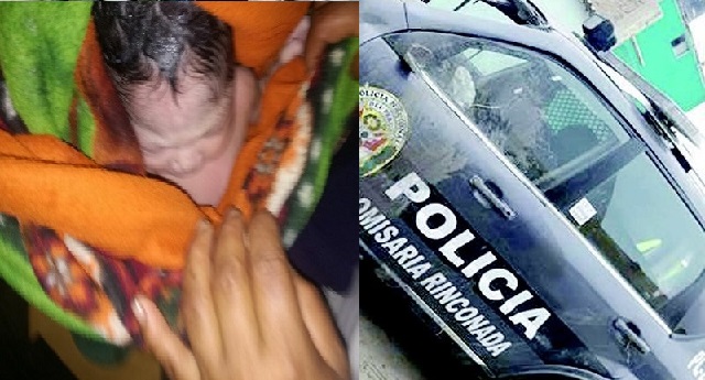 Hermosa bebé nació en un patrullero, agentes ayudaron a su madre a dar a luz en Chimbote