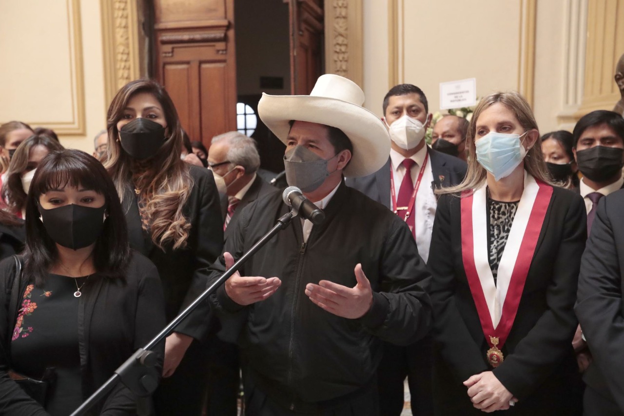 Presidente Castillo llama a la unidad y al consenso por el bien del país