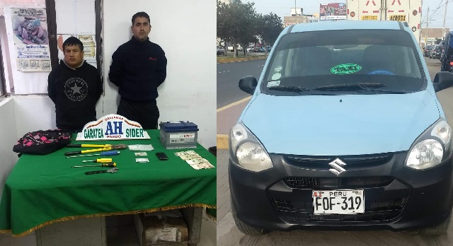 Cayeron dos ladrones cuando intentaban robar en una vivienda en Nuevo Chimbote