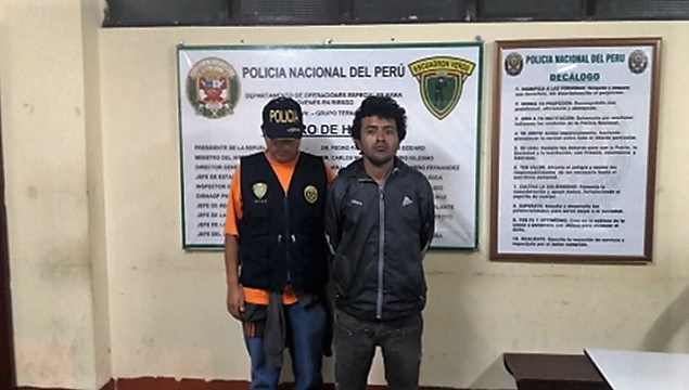 Agentes del Grupo Terna detuvieron a sujeto apodado “Negro Canebo” con droga en Chimbote