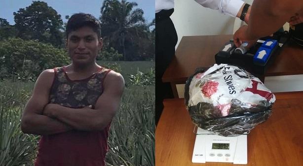 Áncash: Policía detiene en Chuquicara a sujeto que trasladaba más de 3 kilos de droga en bus