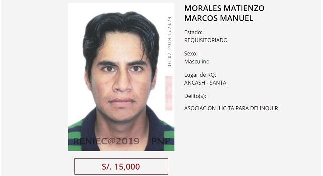 Cayó en Chimbote presunto integrante de “Los Chacales del Desierto” que figuraba en “Los Más Buscados”