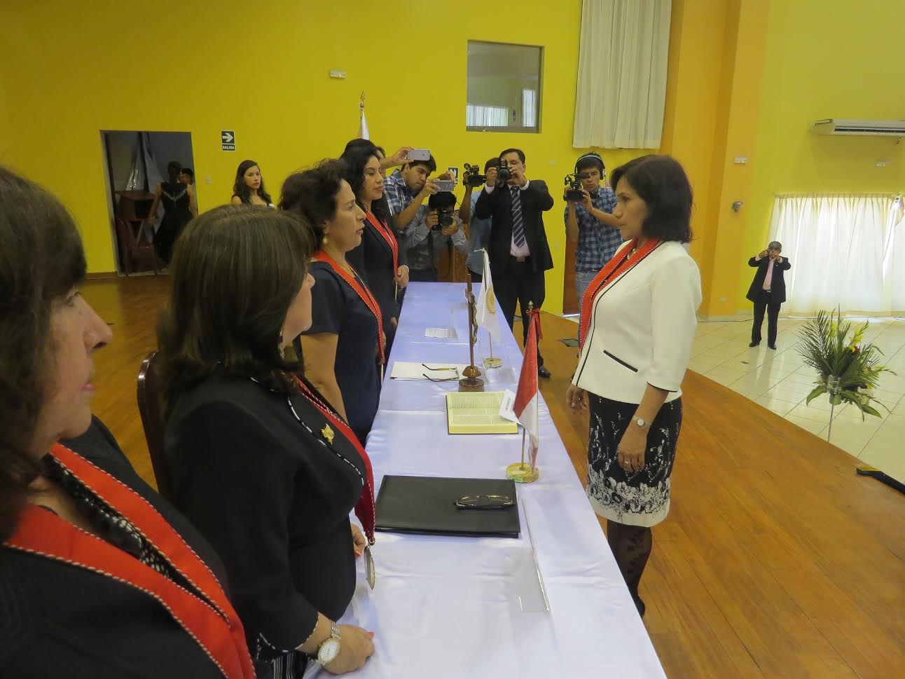 Cecilia Zavaleta jura como presidenta de la Junta de Fiscales del Santa