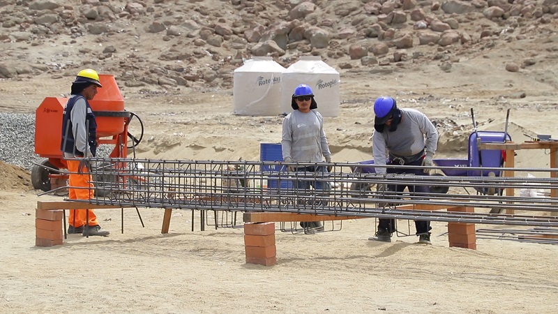 Chimbote: construcción de celdas transitorias en Pampa La Carbonera tiene avance del 10 por ciento