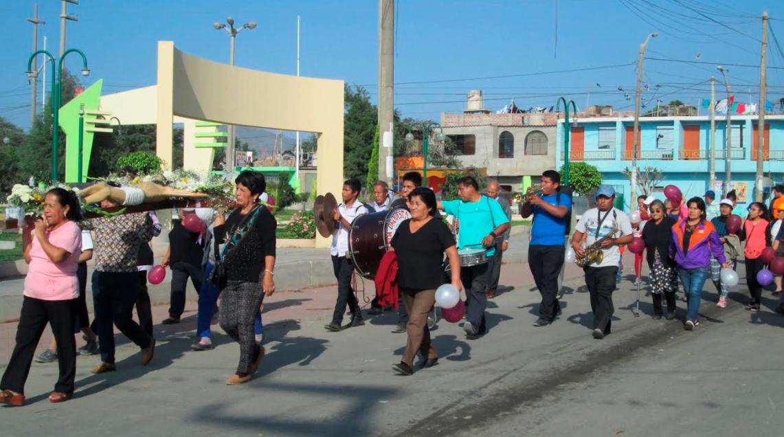 Celebran fiesta del Señor Crucificado en Santa