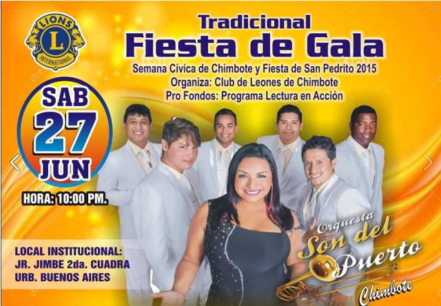 Club de Leones organiza fiesta para recaudar fondos en favor de pueblo de Nuevo Chimbote
