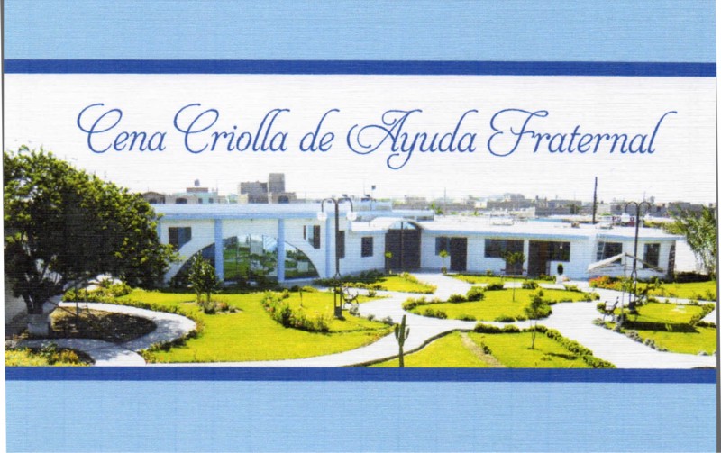 Cena criolla de ayuda fraternal realizará Hospicio Santiago Apóstol 