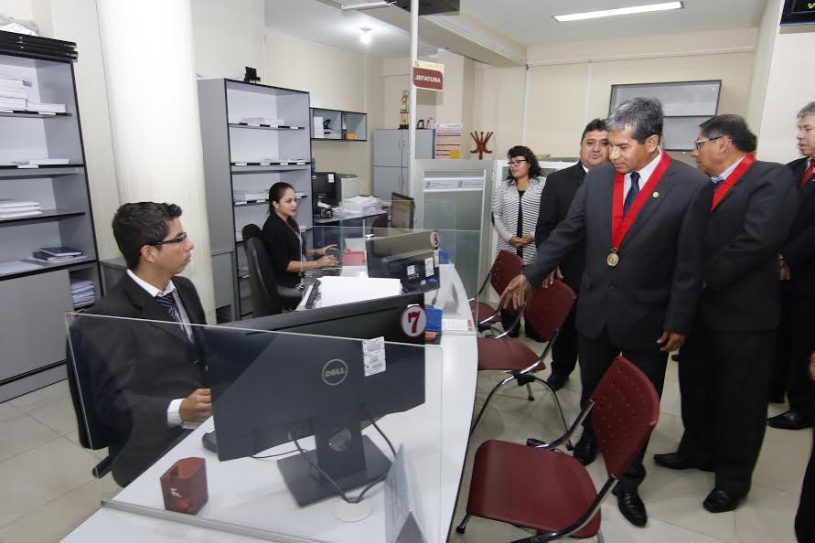 Chimbote: inauguraron centro de distribución en mesa de partes de la Corte del Santa