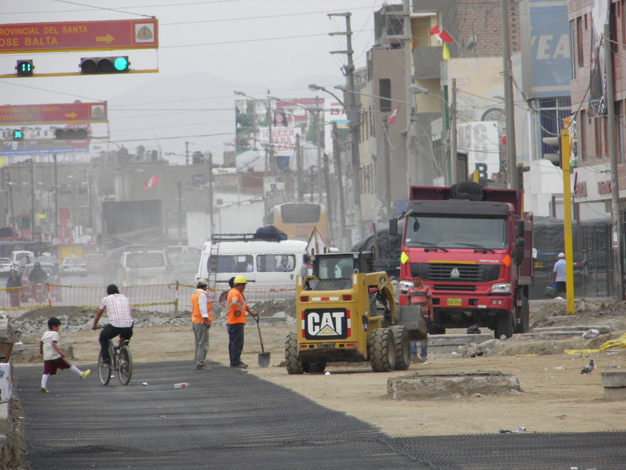 Saludan intervención del Colegio de Ingenieros en obra Centro Cívico de Chimbote