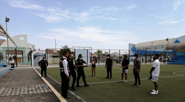 Trasladan a infractores a centro de retención temporal en Nuevo Chimbote