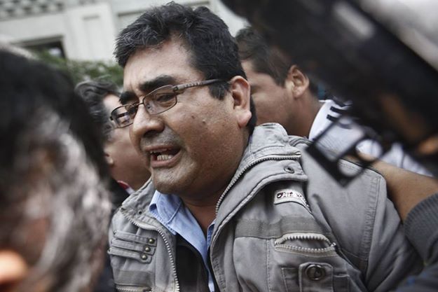 Lima: con chaleco antibalas César Álvarez Aguilar fue llevado a Sala Penal Nacional 