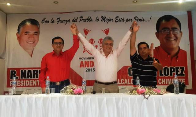 César López Rebaza fue presentado como candidato a alcalde de Nuevo Chimbote