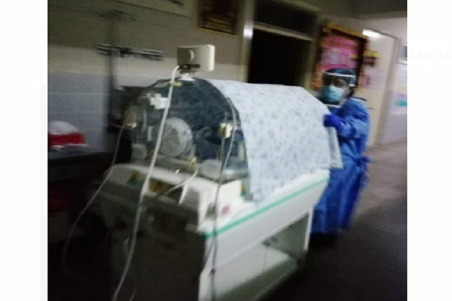  Nuevo Chimbote: con éxito realizan cesárea a paciente con covid -19 en Hospital Regional
