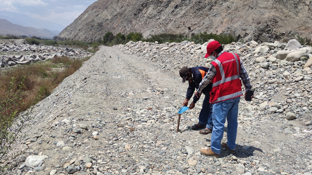 Alertan retrasos e inconsistencias en obra de río Casma por S/ 24 millones