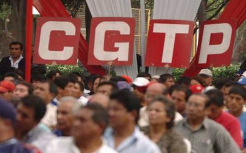 Marcha contra el aumentazo realizará mañana la CGTP