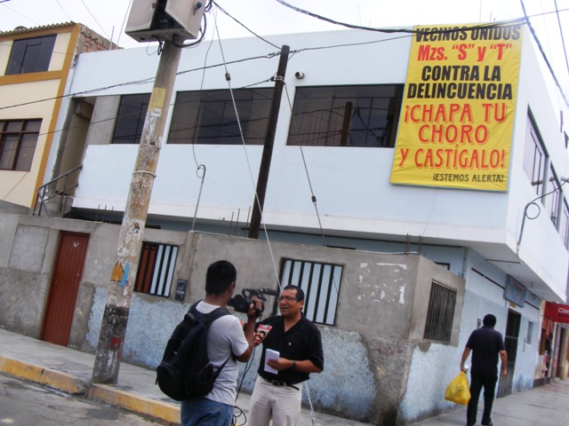 Chimbote: Vecinos de “El Acero” lanzan campaña “Chapa a tu choro y castígalo”