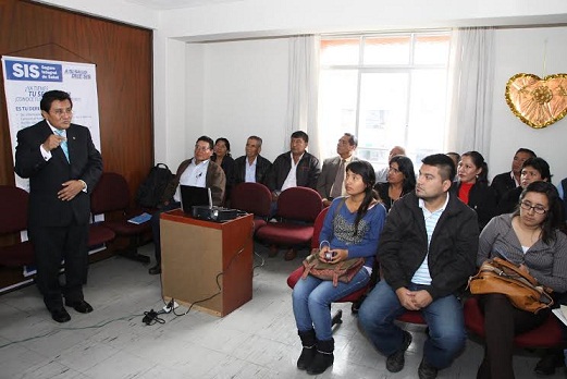   Setenta Jueces de Paz de Corte del Santa cuentan con la cobertura del SIS