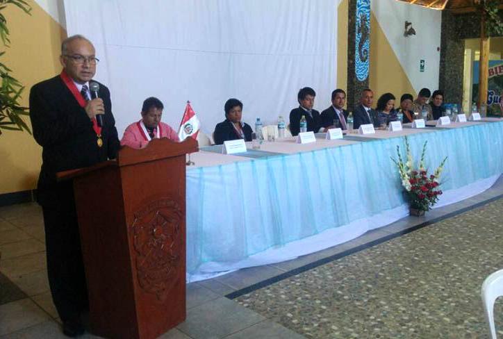 Presidente de la Corte del Santa expuso avances en materia educativa ante directores de las Ugel de Áncash