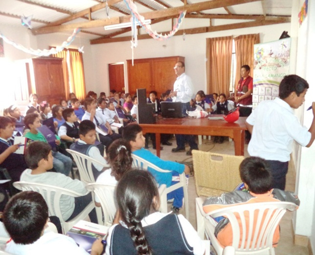 Hidrandina realizó charlas para escolares en Samanco