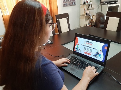 Escolares de Áncash verifican ciclovías y accesos para personas con discapacidad