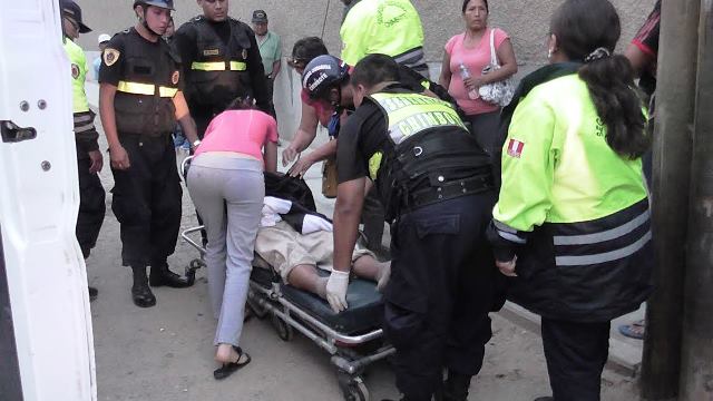 Padre de familia que sufre derrame cerebral es auxiliado por Seguridad Ciudadana de Chimbote