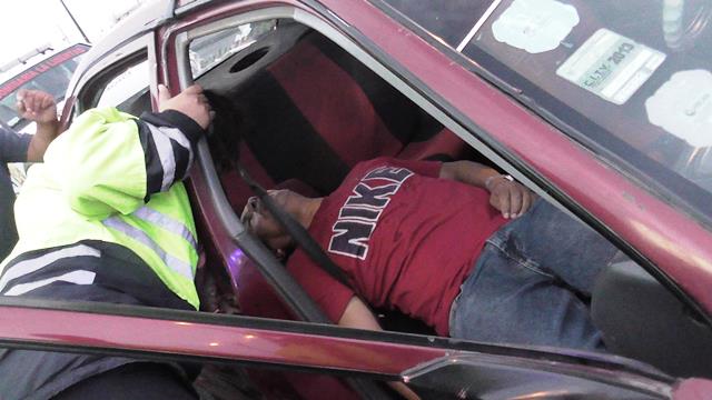 Nuevo Chimbote: Cuarta víctima de "peperas" es auxiliado por chofer de colectivo