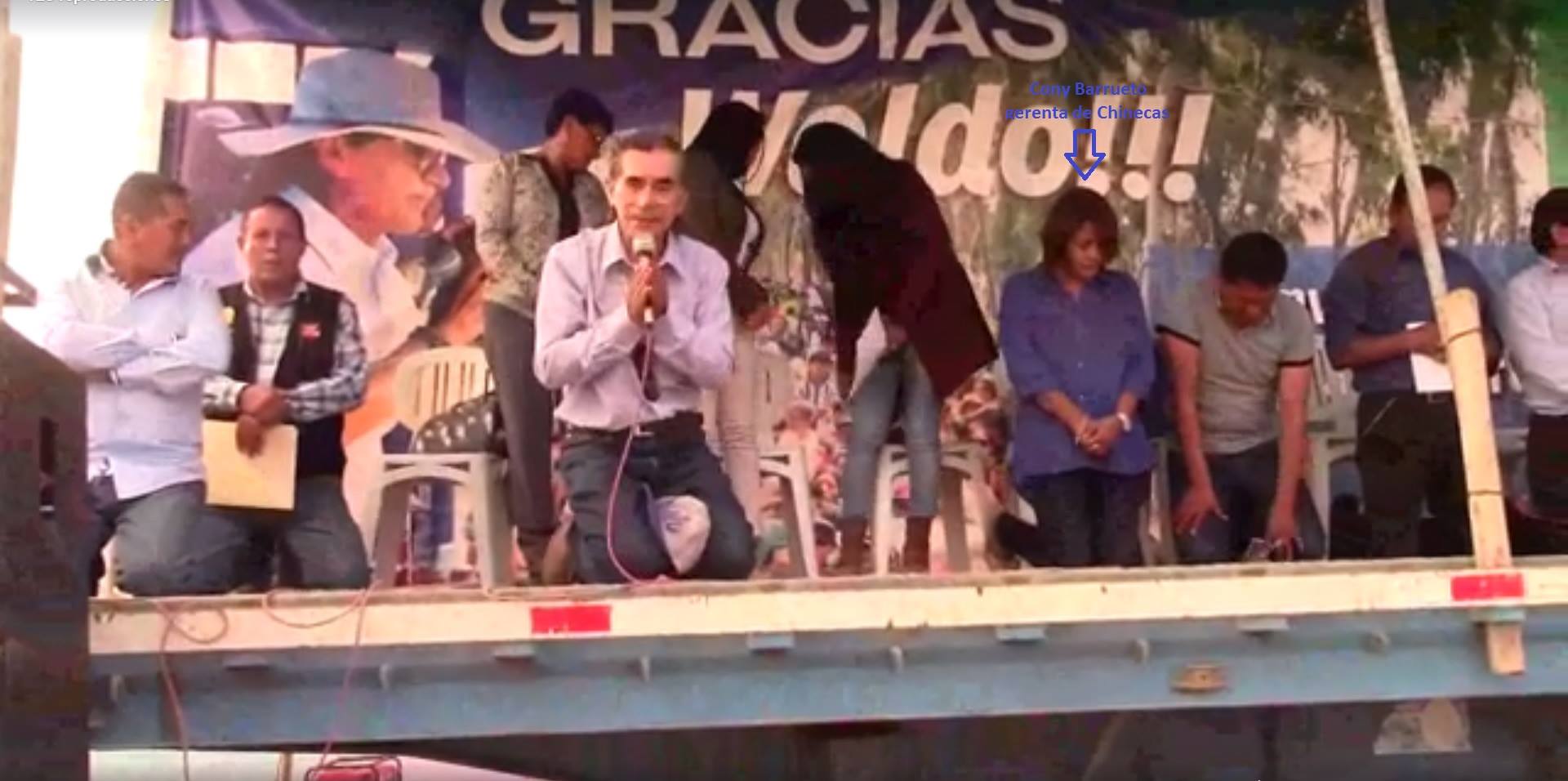 Alcaldesa del Santa lamenta que gerenta no defienda las tierras del proyecto Chinecas