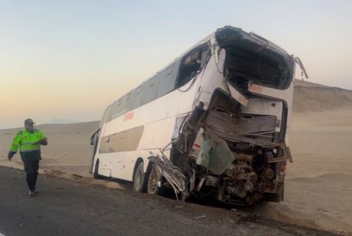 Casma: choque entre buses deja 28 heridos en la Carretera Panamericana Norte