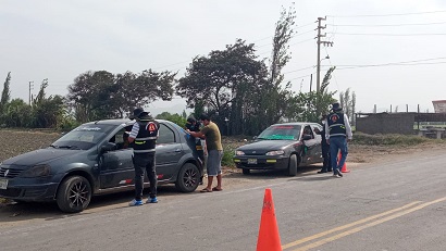 Choferes de ruta de la zona rural fueron multados por no implementar protocolo de bioseguridad