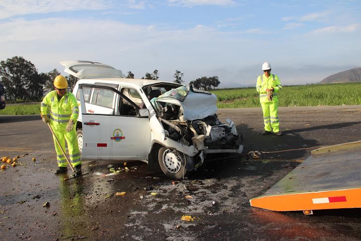 Samanco: violento choque dejó un muerto y 7 heridos