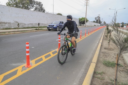 Chimbote: implementan ciclovía temporalmente para fomentar uso de la bicicleta y evitar propagación del covid-19