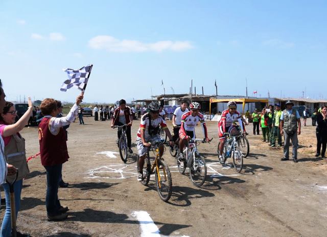 Chimbote: inauguran “Ciclo Ruta Verde” en parque metropolitano