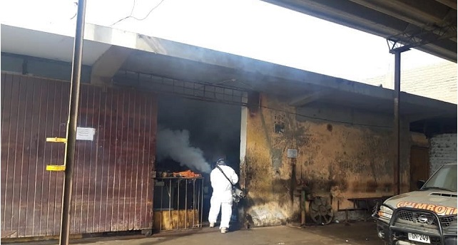 Taller municipal de Chimbote fue cerrado para desinfectarlo porque chofer se contagió con Covid-19