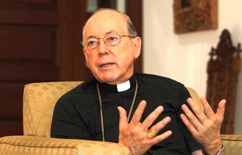 Cardenal Cipriani: "Cada uno tiene que afrontar sus debilidades con hombría"