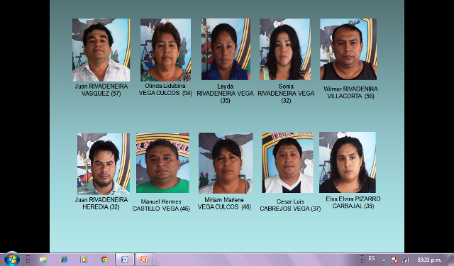 Siete clanes que por años eran los “capos de la droga” en Chimbote fueron desarticulados